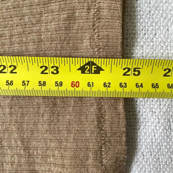 ROOTS Ribbed Knit Wool Blend Tan Tank Top Size  XS - Picture 15 of 16